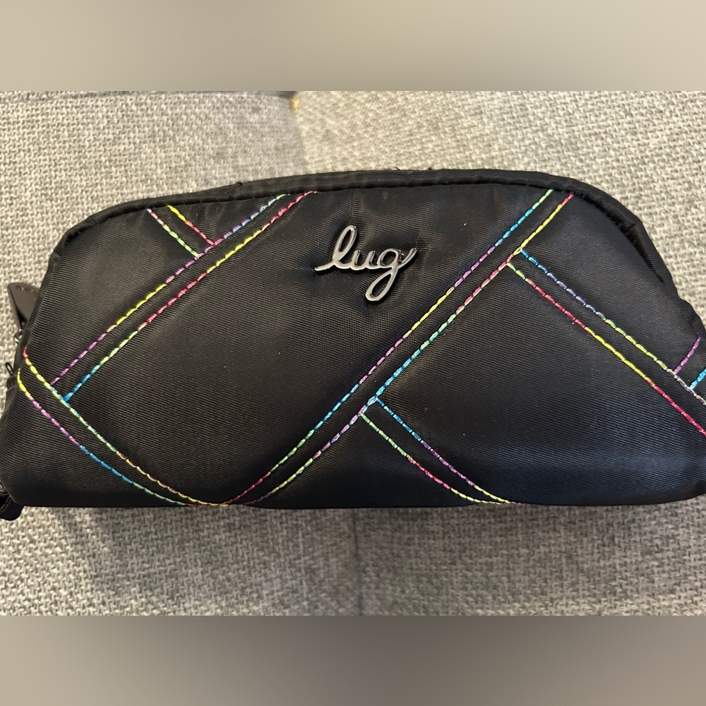 Lug Bobsled XL glasses case pouch Black Rainbow